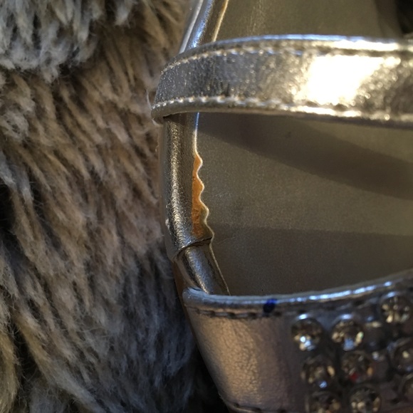 Silver Rhinestone Wedges - Picture 7 of 8